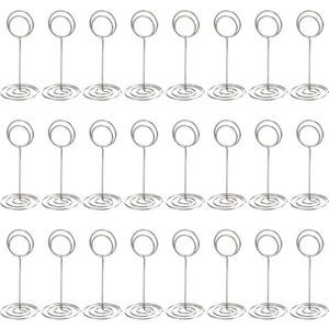 24 Pack Table Number Holder Wedding Table Name Card Holder Clips Picture Memo